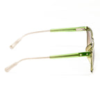 Kris Van Assche x Linda Farrow Green Sunglasses