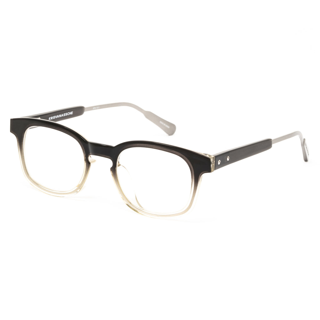 Kris Van Assche x Linda Farrow Black Eyeglasses