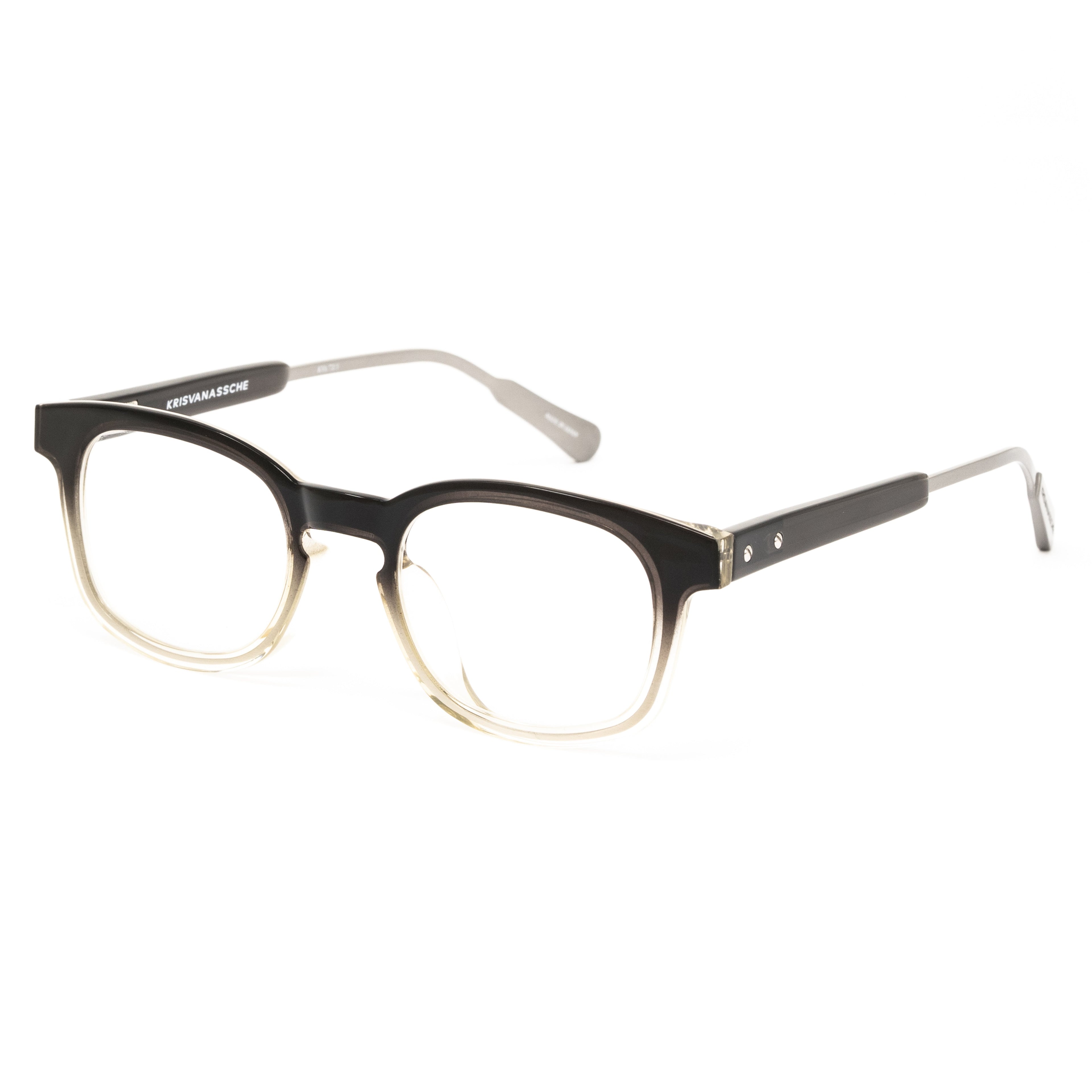 Kris Van Assche x Linda Farrow Black Eyeglasses