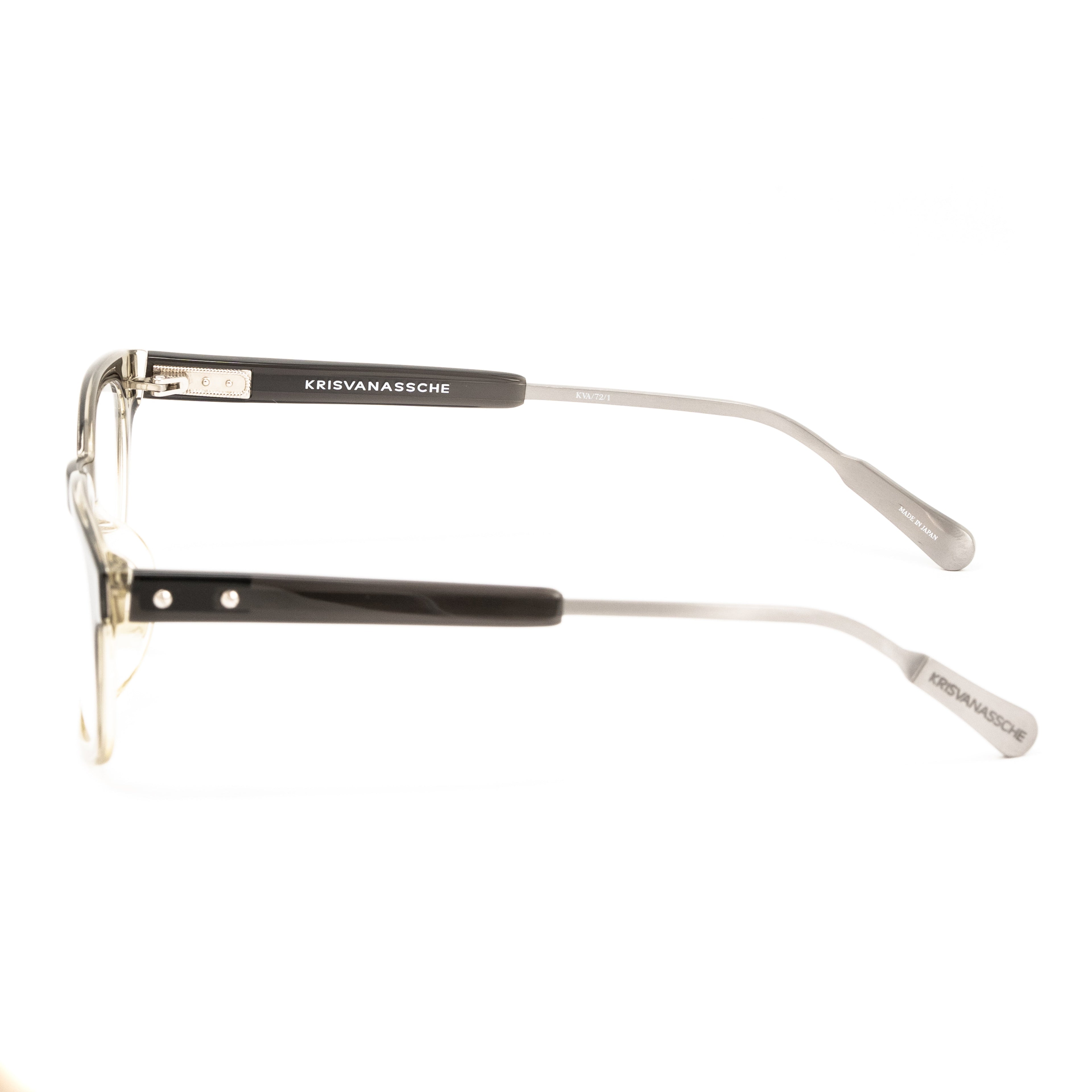Kris Van Assche x Linda Farrow Black Eyeglasses