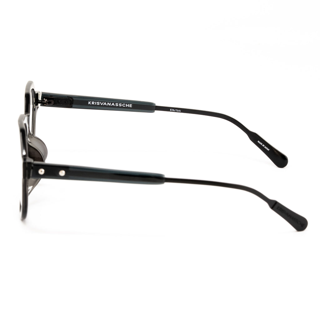 Kris Van Assche x Linda Farrow Black Eyeglasses