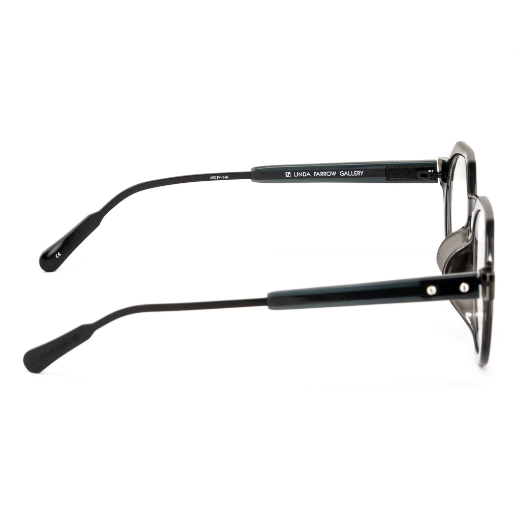 Kris Van Assche x Linda Farrow Black Eyeglasses