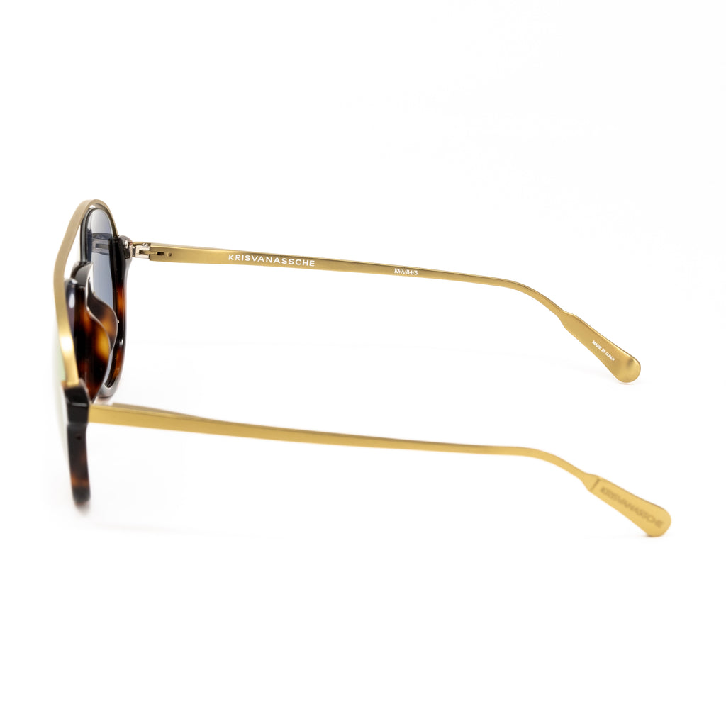 Kris Van Assche x Linda Farrow Tortoiseshell Sunglasses