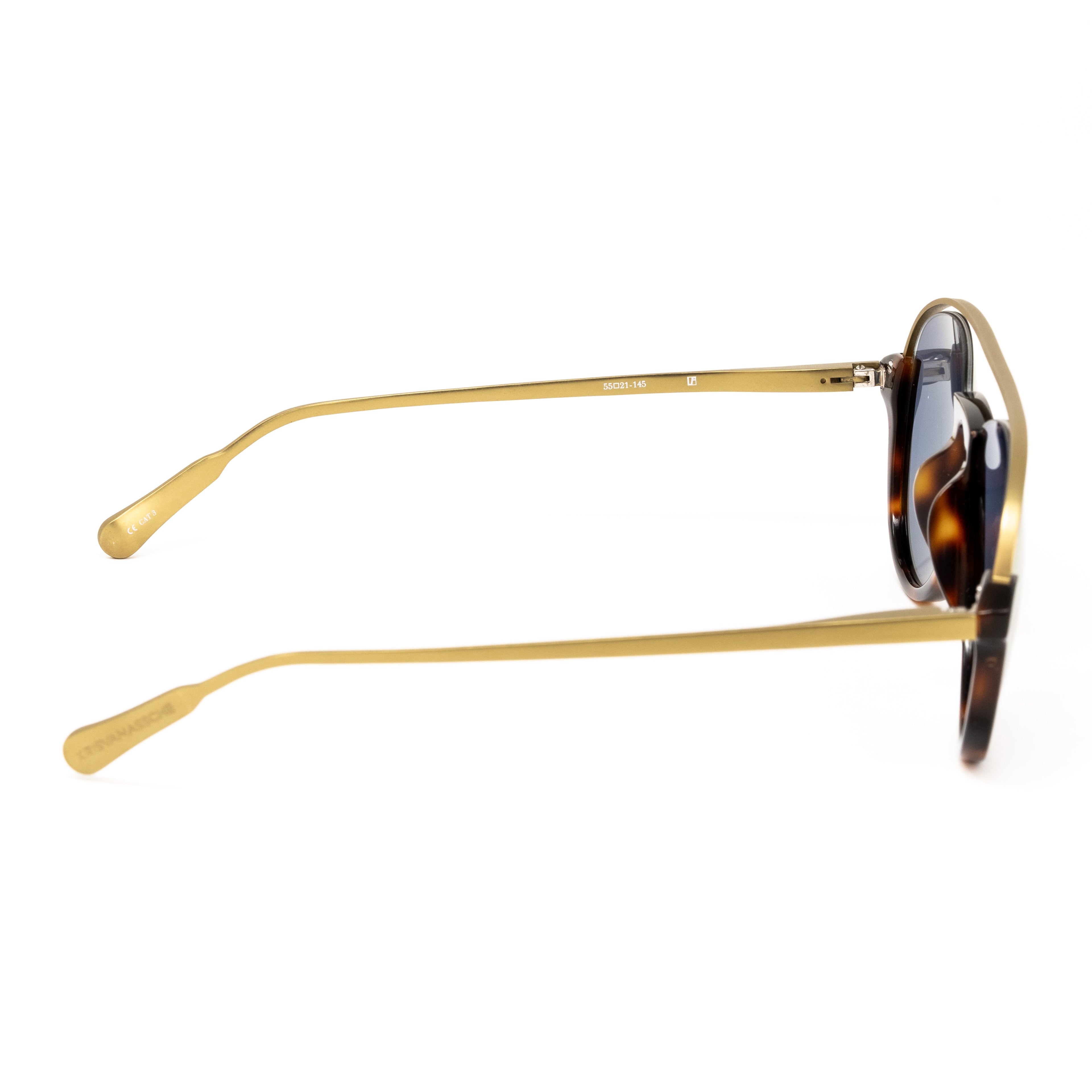 Kris Van Assche x Linda Farrow Tortoiseshell Sunglasses