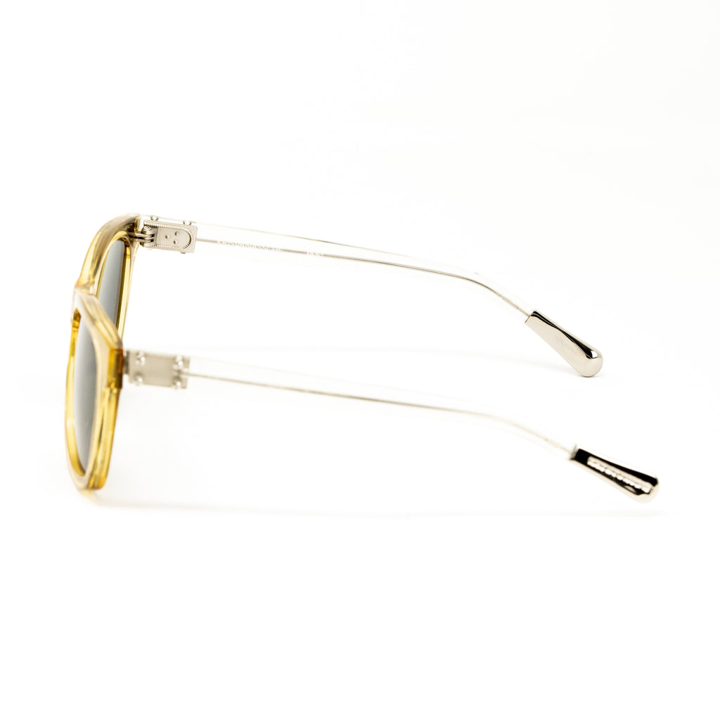 Kris Van Assche x Linda Farrow Yellow Sunglasses