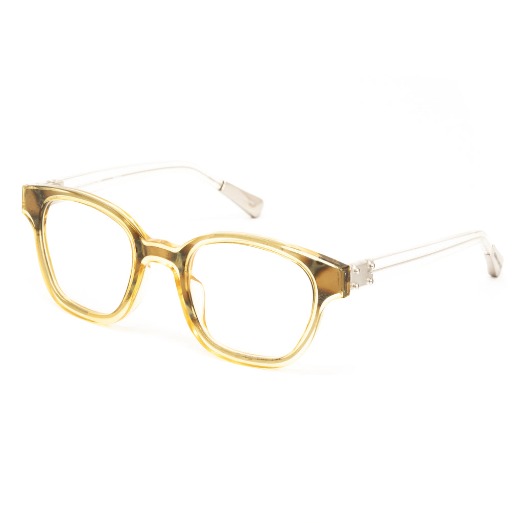 Kris Van Assche x Linda Farrow Yellow Eyeglasses