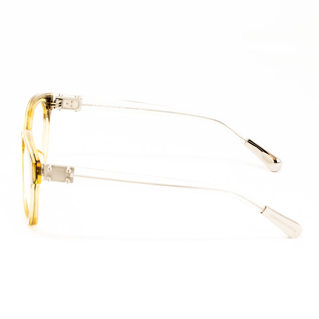 Kris Van Assche x Linda Farrow Yellow Eyeglasses