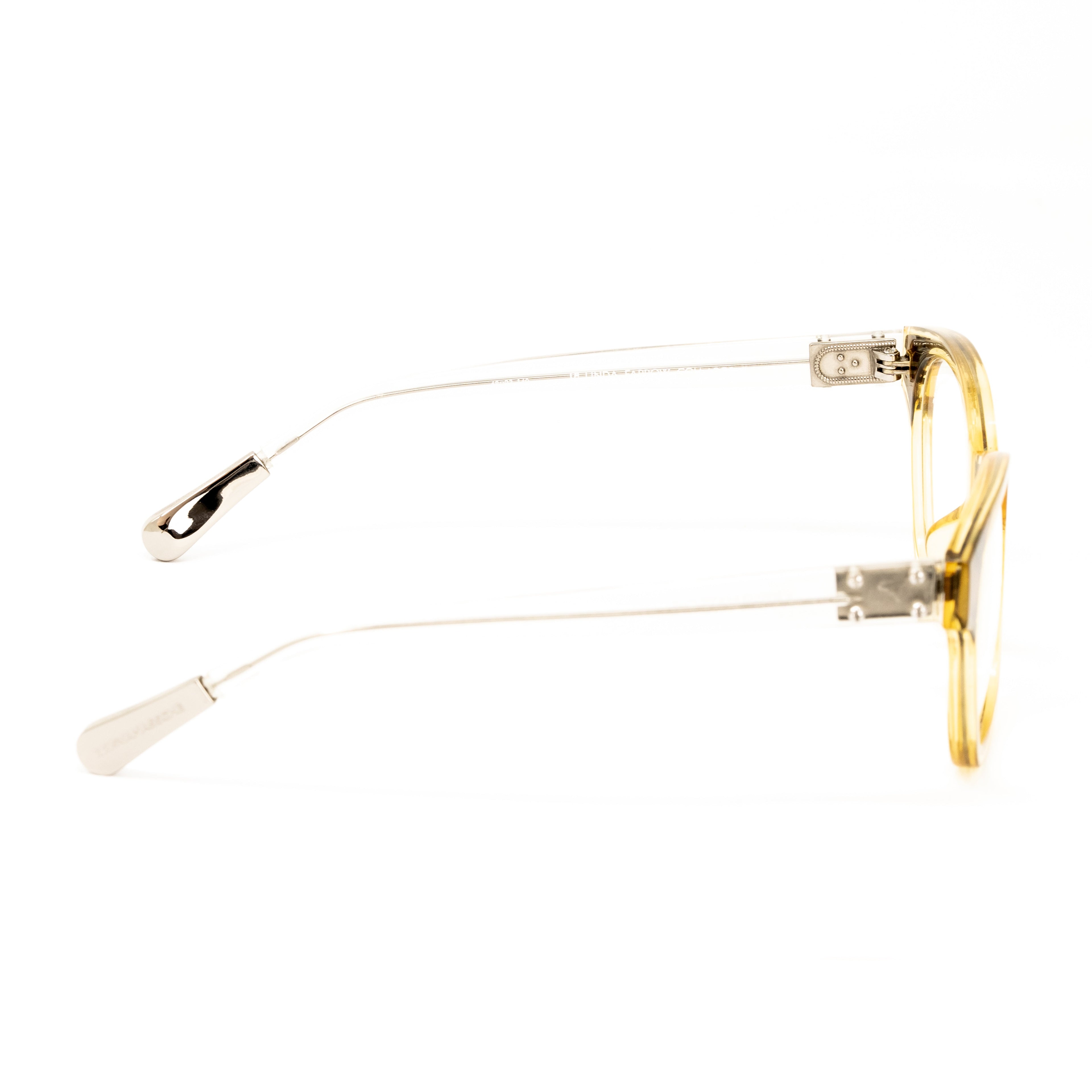 Kris Van Assche x Linda Farrow Yellow Eyeglasses