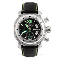 Visconti Men's Chronograph Full Dive 500M Black Watch