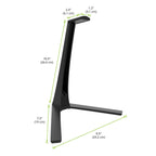 Kanto H3 Universal Desktop Headphone Stand with Adapter Holder