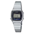 Casio Ladies Watch Digital Vintage Classic Flat Link Black