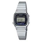 Casio Ladies Watch Digital Vintage Classic Flat Link Black