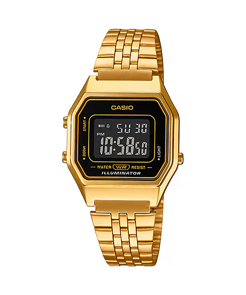 Casio Digital Vintage Gold Ladies' Watch