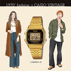 Casio Digital Vintage Gold Ladies' Watch