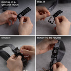 Rolling Square Lanyard - Digital ID & QR Lost Mode