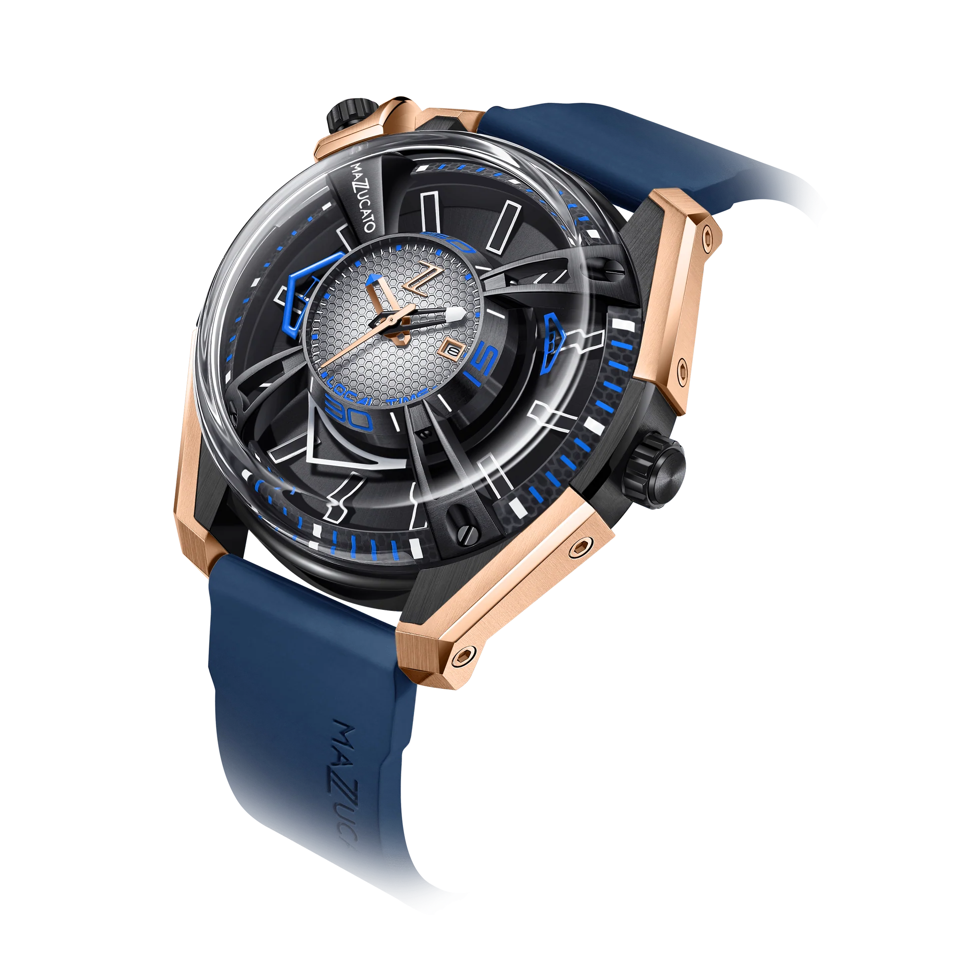 Mazzucato Watch Automatic LAX Limited Edition Dual Time
