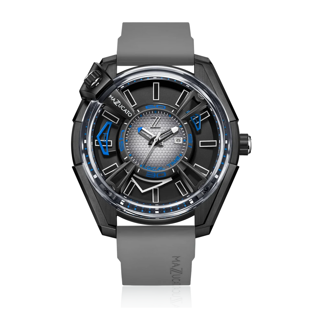 Mazzucato Men's Automatic LAX Limited Edition Dual Time Watch