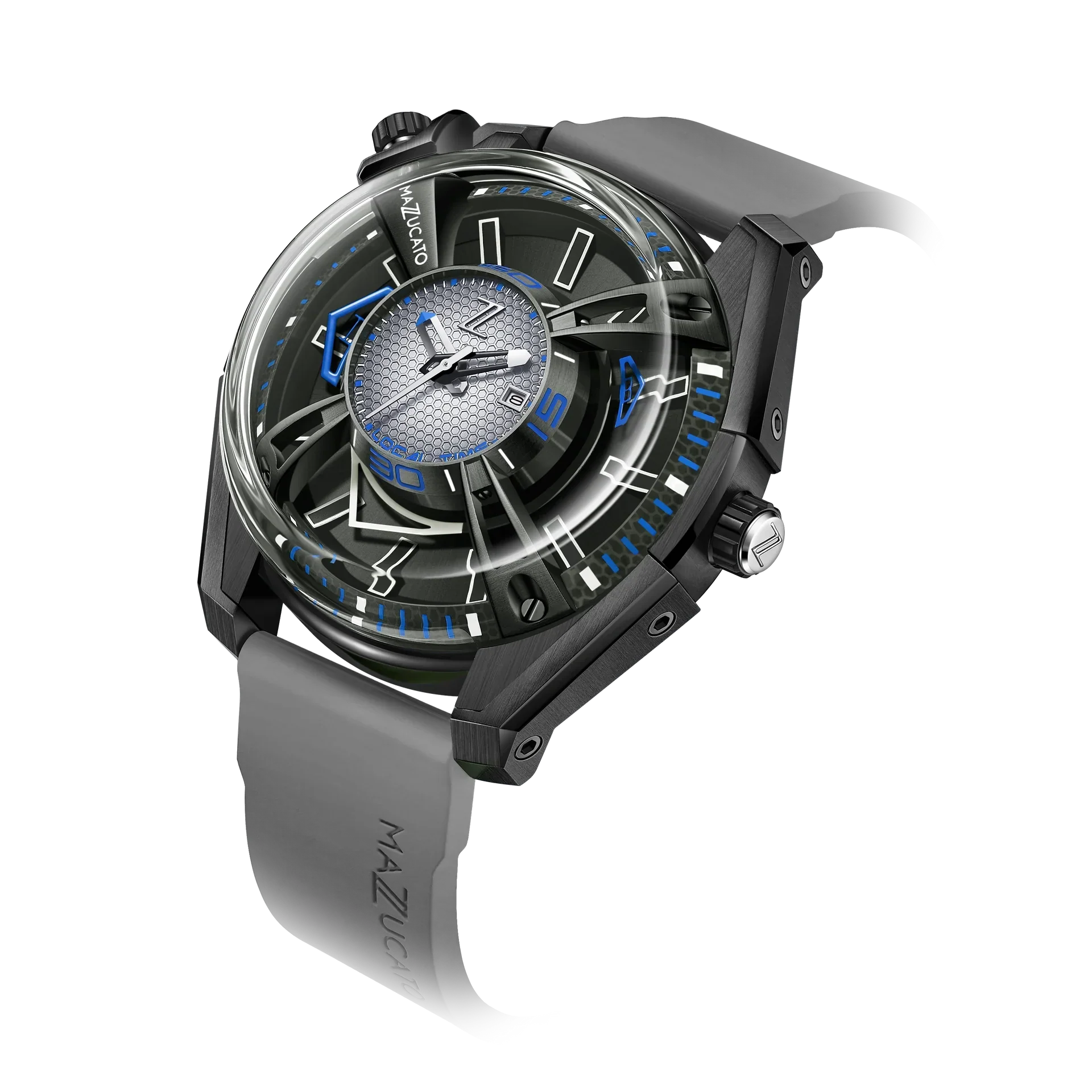 Mazzucato Men's Automatic LAX Limited Edition Dual Time Watch