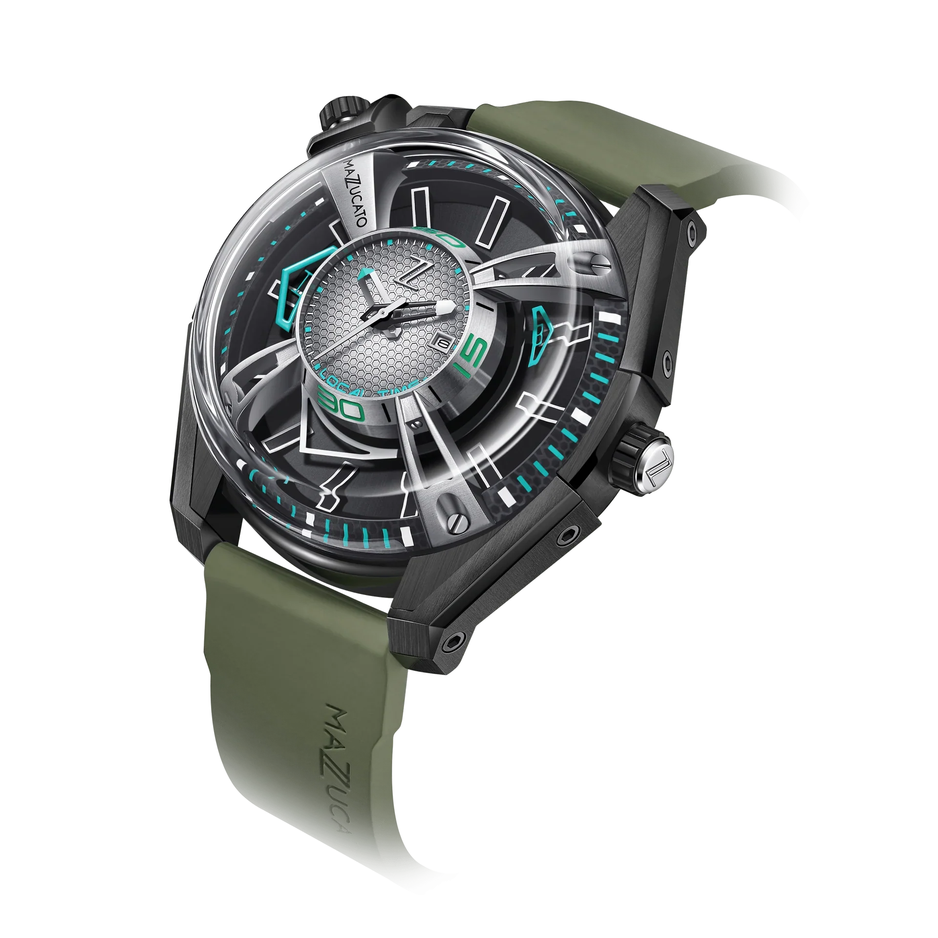 Mazzucato Watch Automatic LAX Limited Edition Dual Time