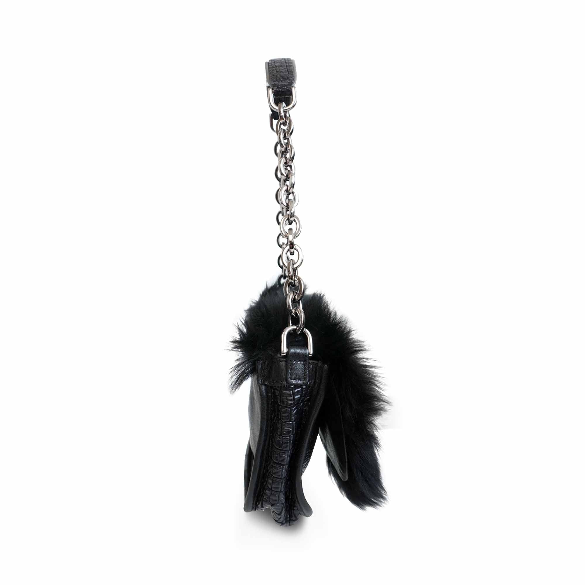 Longchamp Fur Shoulder Bag