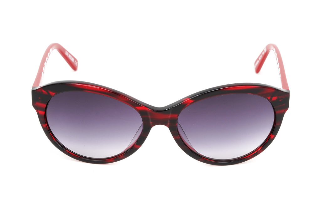 Love Moschino Women's Sunglasses Cat Eye Red