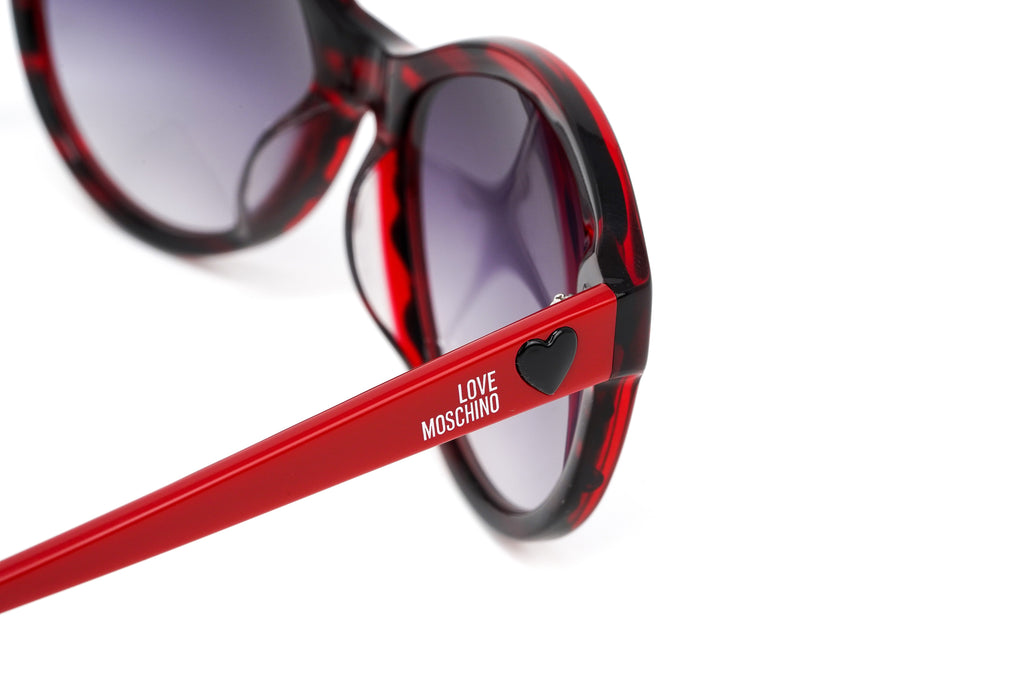 Love Moschino Women's Sunglasses Cat Eye Red