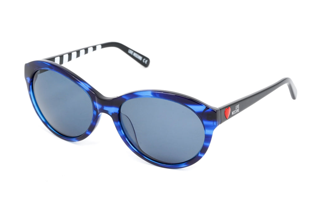 Love Moschino Women's Sunglasses Cat Eye Blue