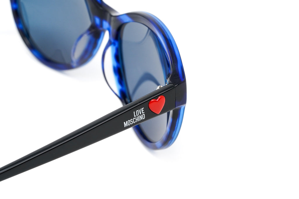 Love Moschino Women's Sunglasses Cat Eye Blue