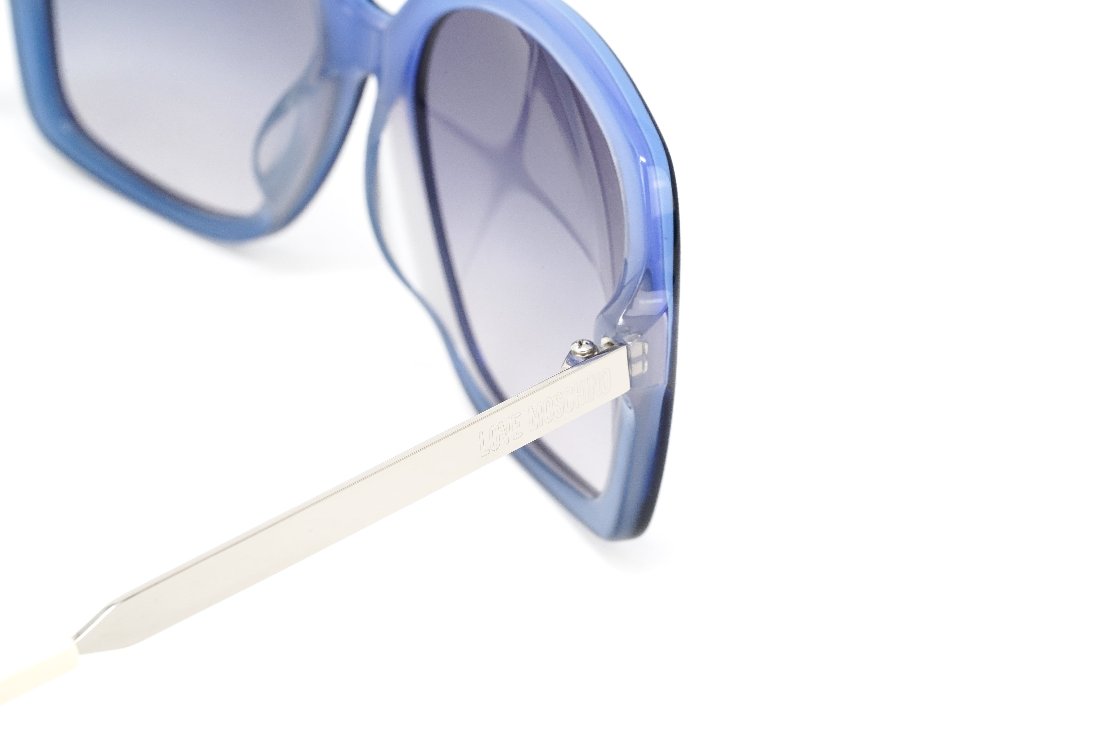 Love Moschino Women's Sunglasses Butterfly Blue