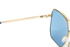Love Moschino Women's Sunglasses Square Pilot Azure