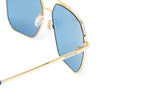 Love Moschino Women's Sunglasses Square Pilot Azure