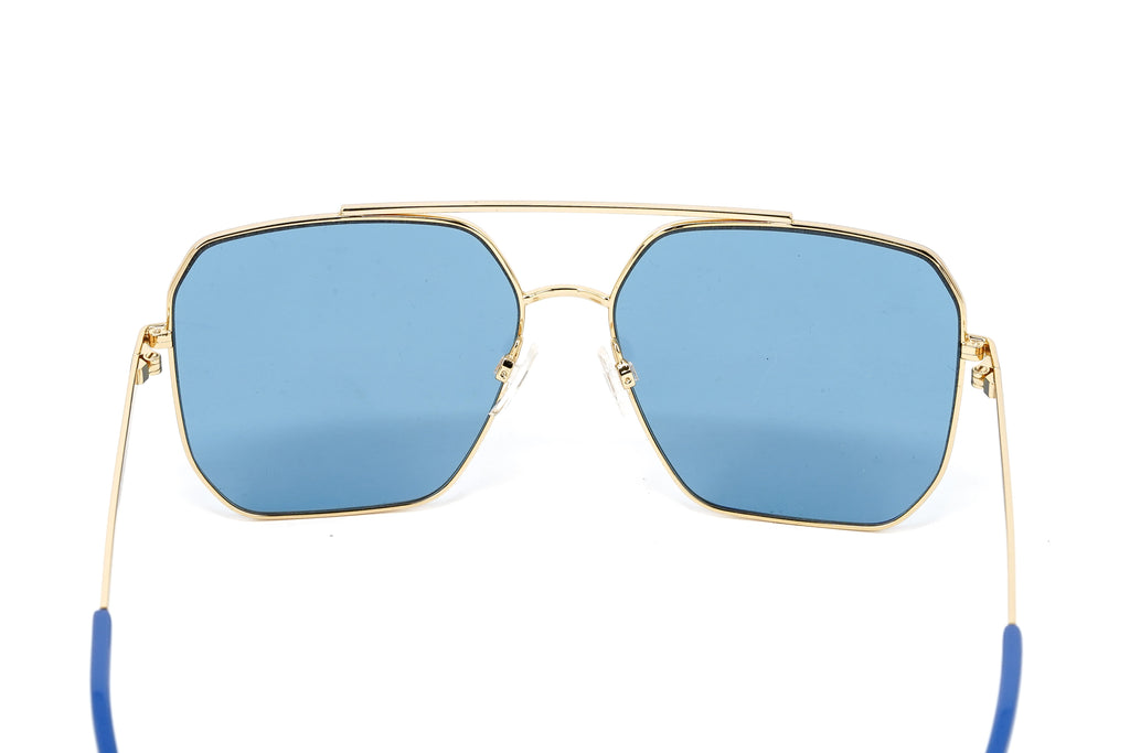 Love Moschino Women's Sunglasses Square Pilot Azure