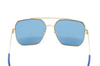 Love Moschino Women's Sunglasses Square Pilot Azure
