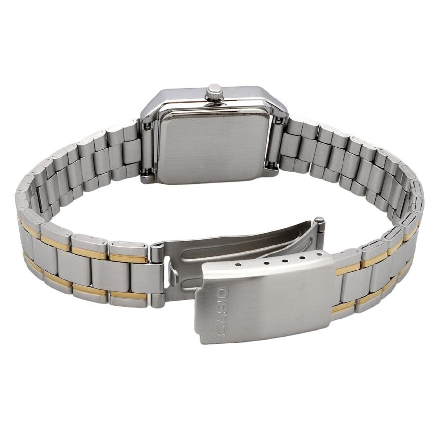 Casio Ladies Quartz Dress Watch 31mm Rectangular Two Tone Gold