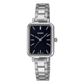 Casio Ladies' Watch 21mm Slim Black Rectangular