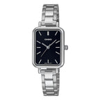 Casio Ladies' Watch 21mm Slim Black Rectangular