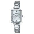 Casio Ladies Watch 21mm Slim Light Blue Rectangular