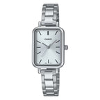 Casio Ladies Watch 21mm Slim Light Blue Rectangular