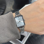 Casio Ladies Watch 21mm Slim Light Blue Rectangular