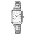 Casio Ladies' Watch 21mm Slim White Rectangular