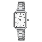Casio Ladies' Watch 21mm Slim White Rectangular