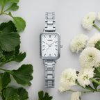 Casio Ladies' Watch 21mm Slim White Rectangular