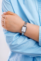 Casio Ladies' Watch 21mm Slim White Rectangular