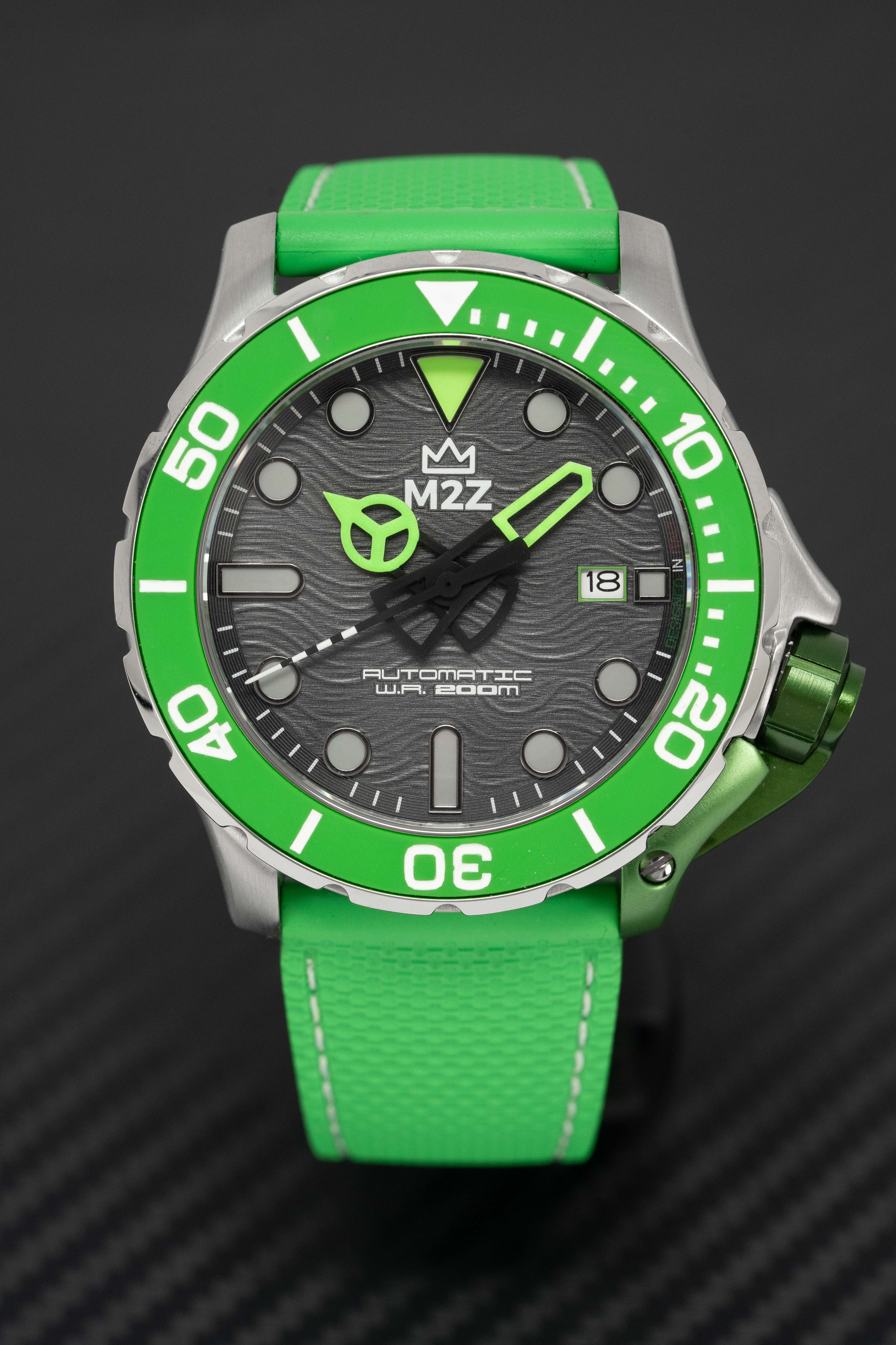 M2Z Men's Watch Diver 200 Green