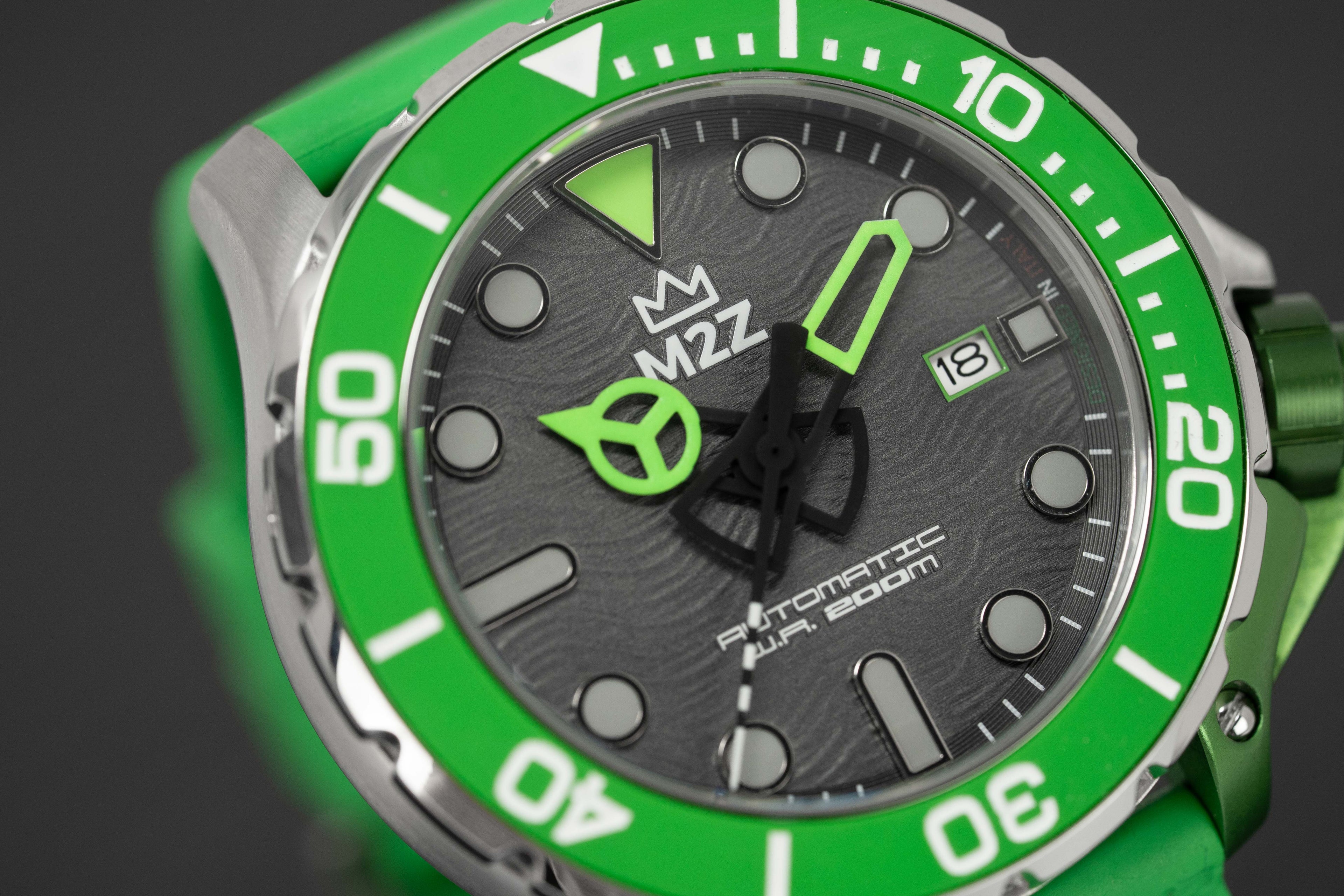 M2Z Men's Watch Diver 200 Green