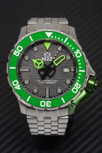 M2Z Men's Watch Diver 200 Bracelet Green