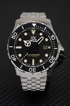 M2Z Men's Watch Diver 200 Bracelet Black