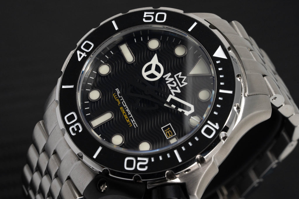 M2Z Men's Watch Diver 200 Bracelet Black