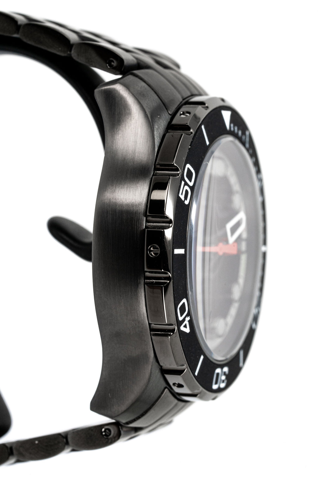 M2Z Men's Watch Diver 200 Plated Bracelet Black