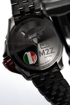 M2Z Men's Watch Diver 200 Plated Bracelet Black